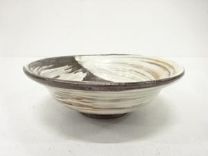 作家物　刷毛目　平茶碗